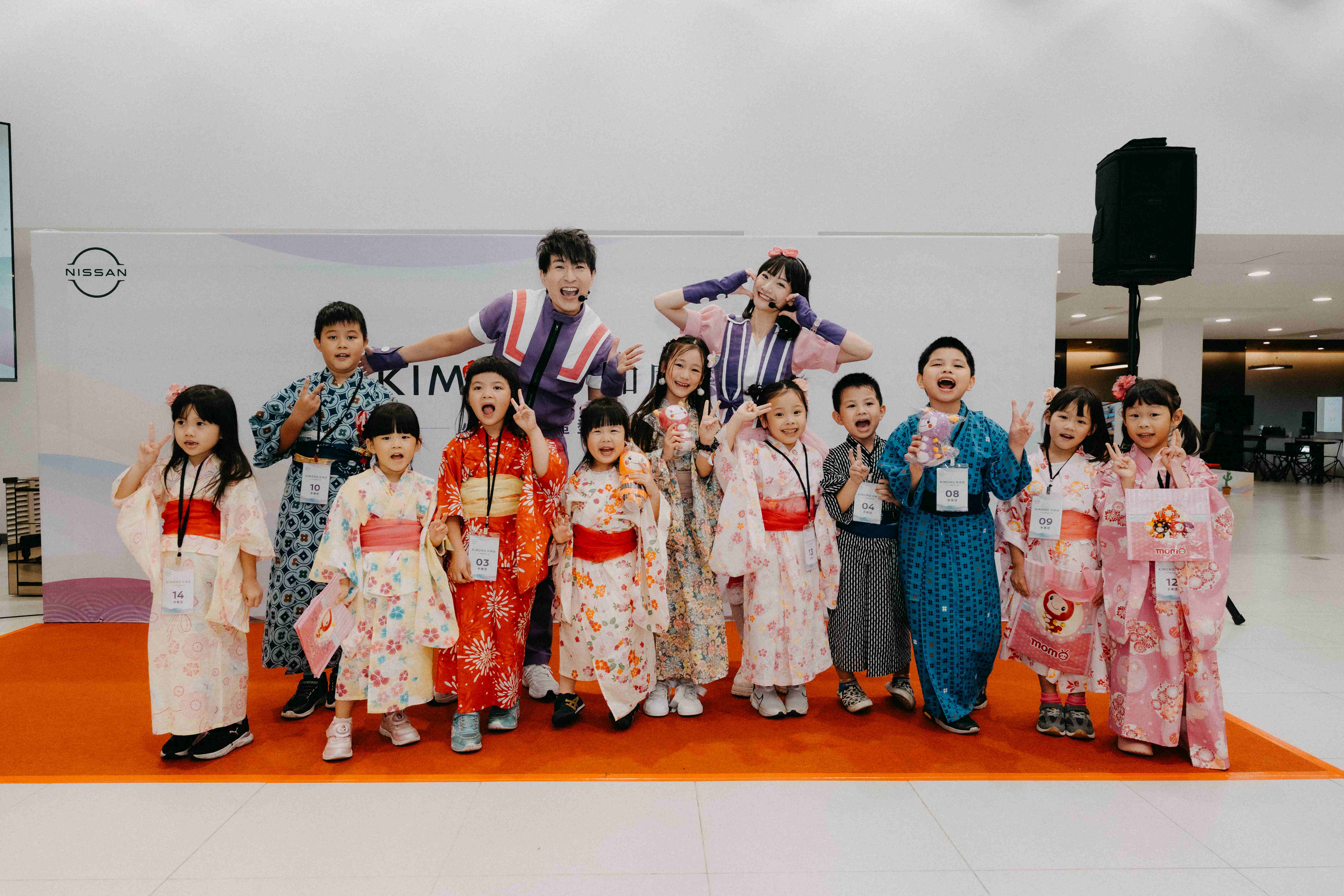 圖三、KIMONO和風祭從和服造型、和風舞台，到親子互動、偶像圓夢與學習支持，讓消費者感受到NISSAN對細節的講究與用心。