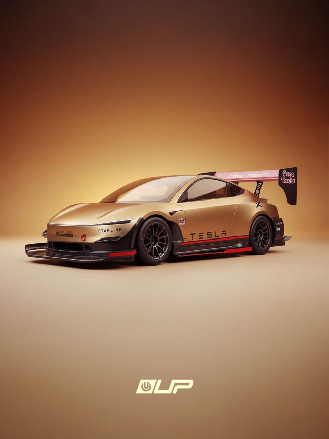 【馬力破千匹的無人賽車上山了！專精Tesla改裝品牌Unplugged Performance打造地表最速無人計程車Goldmember 挑戰2026派克峰爬坡賽！?】