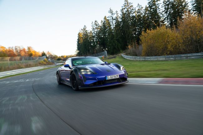 量產純電車款締造紐柏林北環賽道全新紀錄  搭載 Manthey 套件之 Taycan Turbo GT 以 6 分 55 秒 533 締造巔峰