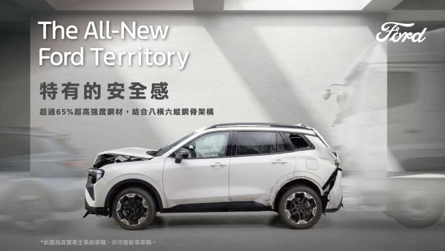The All-New Ford Territory「特有的安全感」 建構國產SUV安全新標竿 小小造車家集合!親子手作活動即日起開放報名 共築親子探索時光