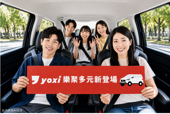 歡聚時刻,一部就夠!yoxi 推出「樂聚多元」6人座服務 三大亮點搶攻團體與家庭出行商機 打造靈活大空間移動體驗