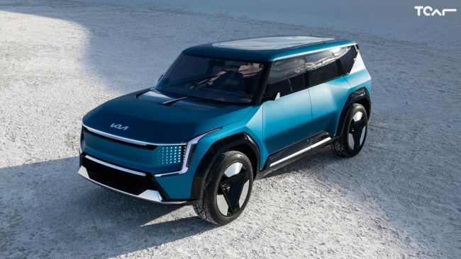 KIA大型純電SUV EV9 Concept確認2023問世 歐洲率先推出！