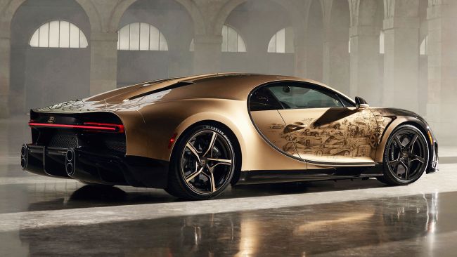 手繪鈑件圖騰 重現百餘年風華 Bugatti Chiron Super Sport Golden Era