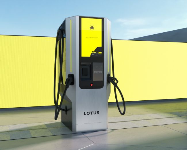 蓄勢待發的Lotus液冷450kW充電設施