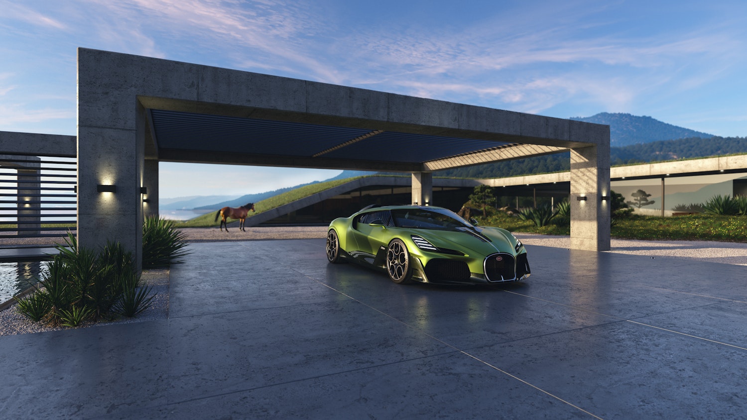 Programme Solitaire 【以創辦人愛馬為名,Bugatti 推出專屬訂製計畫Programme Solitaire首作 Bugatti Brouillard 圓石灘車 ...